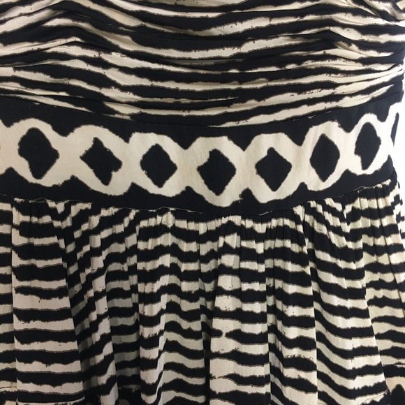 Anthropologie Tracy Reese Black and Cream Lattice Ring dress. - Picture 5 of 5